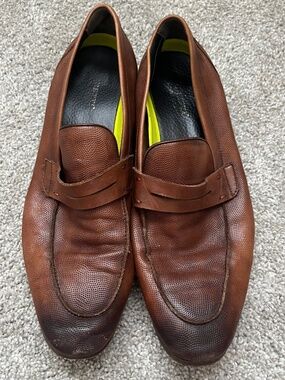 Moretti gold label Owen Italian dress shoes loafers Mens 10d
